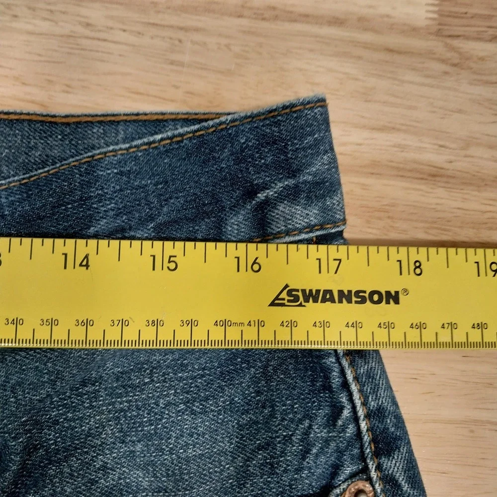 Levi's Mens Jeans 501 Original Straight Leg Button Fly 34x30 Blue